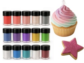 Pack 24 purpurina comestible